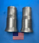 2.5" Ball Header To 2.25" Od Socket Cone Only 14 Gauge Aluminized Reducers Usa New. Price: $37.80.