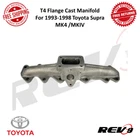 REV9 T4 Flange Cast Iron Turbo Manifold For 93-98 Toyota Supra MK4 /mkiv 2JZGTE New. Price: $175.00.