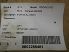 Exhaust Manifold 6-360 5.9L Diesel Fits 99-02 Dodge 2500 Pickup 238128 Used. Price: $84.80.