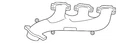 Genuine Mopar Exhaust Manifold 53013836AC New. Price: $802.18.