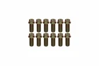 12PC Header Bolt Kit, 6PT Head, Zinc, Fits Chevy Sbc V8 283-400, V6 90 New. Price: $13.95.