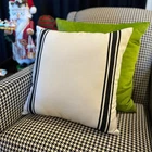 2 Pack Grain Sack Pillow Cover 100% Cotton Twill-natural Black Stripe 5A00 New. Price: $26.37.