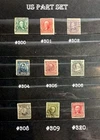 United States Part Set Series Of 1902-03 #300 301 302 304 305 306 308 309 320. Price: $20.50.