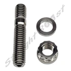 1PC 3/8"-16 Titanium Exhaust Turbo Manifold Header Stud Kit Ford Gm Chevy Mopar New. Price: $12.98.