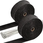 Sunplustrade 2" 50' Black Exhaust Header Heat Wrap For Motorcycle Cars... New. Price: $31.49.