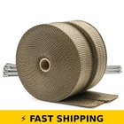 Artr 2" 50' Titanium Exhaust Heat Wrap - Rolls, 20 Ties New. Price: $54.99.