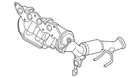 Genuine Ford Catalytic Converter With Integrated Exhaust Manifold LX6Z-5G232-A New. Price: $947.88.