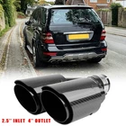 For Mercedes Benz W164 ML63 ML350 ML500 ML400 2.5" To 4" Exhaust Tip Slant Cut New. Price: $86.08.