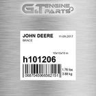 H101206 Brace Fits John Deere (surplus Open Box) New. Price: $96.53.