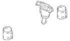 Genuine Ford Catalytic Converter With Integrated Exhaust Manifold FB5Z-5G232-B New. Price: $1412.81.