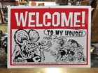 Ed Big Daddy Roth Rat Fink Welcome Sign Hot Rod Garage House Vtg Style Lowbrow New. Price: $25.99.
