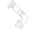 Genuine Volkswagen Exhaust Intermediate Pipe 059-131-789-S New. Price: $225.49.