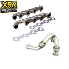 Ss Exhaust Manifolds & Y-pipe Kit 2003 2007 Ford 6.0L Powerstroke Full Set New. Price: $299.99.