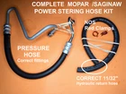 Mopar Power Steering Hose Kit 69-72 Saginaw A,b,c,e-body 318-340-383-440+ Dodge New. Price: $48.69.