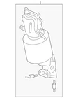 Genuine Honda Catalytic Converter With Integrated Exhaust Manifold 18290-R71-A00 New. Price: $2615.76.