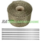 2" 16FT Roll Titanium Header Manifold Exhaust Heat Pipe Wrap Tape +6PCS Ties New. Price: $12.08.