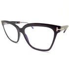 Tom Ford Tf 5892-B 001 Black 56MM Blue Block New Authentic Frames. Price: $259.95.