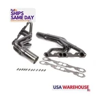 Schoenfeld 142-525LV, Pair Of Dirt Late Model Headers 1-3/4 Black Steel Performa New. Price: $505.12.