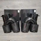 Right+left Carbon Fiber Glossy Tip Shape Double Exit Exhaust Pipe/mufflers New. Price: $119.00.