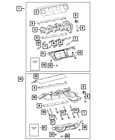 2019-2024 Jeep Wagoneer Ram 1500 Genuine Mopar Exhaust Manifold Kit 68591572AB New. Price: $270.00.
