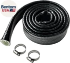 1" Id Heat Shielded Fire Thermo Armor Sleeve Silicone Coated Fiberglass New. Price: $27.00.