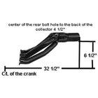 Schoenfeld 107 Chevy Fender Exit Header Small Block 1-5/8 Primaries 3 New. Price: $294.99.