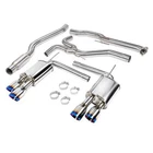Burnt Tip Cat Back Quad Exit Exhaust System For 18-UP Honda Accord Dc Sports New. Price: $1299.97.