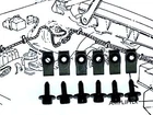 Pontiac Gto Trans Am Firebird Front Fender Wheel Well Hardware Bolts 12PCS Ob New. Price: $18.92.