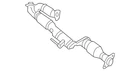 Genuine Nissan Exhaust Crossover Pipe 200A0-6SA0A New. Price: $748.80.