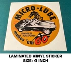 Micro-lube Unhobbles Horsepower Laminated Vinyl Decal Sticker Racing-ac Cobra Used. Price: $9.17.