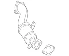 Genuine Gm Converter & Pipe 19420226 New. Price: $1802.44.