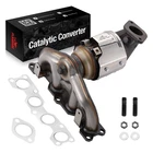 Catalytic Converter Exhaust Manifold Assembly For Hyundai Sonata Kia Optima 2.4L New. Price: $101.73.