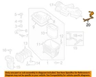 Ford Oem 17-22 F-250 Super Duty Components Dash Panel-vacuum Tube HC3Z9C490L New. Price: $162.66.