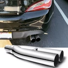 For Hyundai Genesis Coupe 2.5" 3'' In/out 19" Blastpipes Dual Exhaust Muffler New. Price: $64.08.