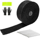 Exhaust Heat Wrap 2" 50' Black Fiberglass Shield Tape 1 Rolls 5CM... New. Price: $22.01.
