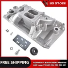 Aluminum Dual Plane 4 Barrel Intake Manifold For 1970-1991 Amc Jeep CJ5 CJ6 CJ7 New. Price: $275.00.