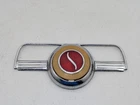 Vintage 1946 Studebaker Horn Button Emblem Steering Wheel Trim Used Part. Price: $224.95.