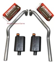 67 - 81 Chevrolet Camaro 2.5" Mandrel Bent Dual Exhaust Flowmaster 40 Series New. Price: $354.95.