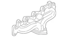 Genuine Ford Exhaust Manifold BM5Z-9431-A New. Price: $385.00.