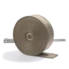 Artr 2" 50' Titanium Exhaust Header Heat Wrap 1 Roll New. Price: $21.95.
