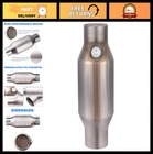 High Flow 2.5" Universal Catalytic Converter, Direct-fit With O2 Port, Epa Compl New. Price: $53.99.