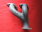 Alfa Romeo 750 Giulietta Normale Used Inner Section Cast Iron Exhaust Manifold. Price: $95.00.