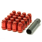 41886R Muteki Chrome Red 12 X 1.5 Closed End Spline Drive Lug Nut Set W/ Key New. Price: $49.95.