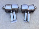 2002/2007 Maserati M138 4200 Oem Stock Exhaust Mufflers Chrome Quad Tips Used. Price: $299.00.