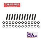 Optitorque 10452, Set Of 12 Sbc Header Stud Kit 3/8 X 1.675 Black Steel Performa New. Price: $76.24.