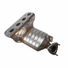 Exhaust Manifold With 3-WAY Catalytic Converter Flange Support And Studs New. Price: $3441.12.