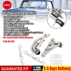 Set Exhaust Stainless Header Kit Ford F150 F250 Bronco 5.8L 87-96 Usa New. Price: $155.38.