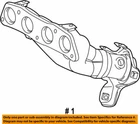 17141-37130 Toyota Manifold, Exhaust 1714137130, New Genuine Oem Part. Price: $407.16.