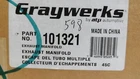 Atp Automotive Graywerks 101321 Exhaust Manifold New. Price: $49.99.