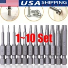 Security Torx Bit Set + Hex Key Allen - For Power Drill & Impact Driver New. Price: $47.51.